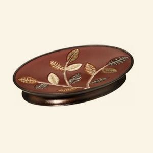 Aubury Burgundy Soap Dish, New
